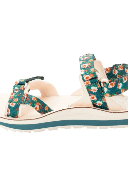 Outfresh Deluxe Sandal W Brand Jack Wolfskin Teal Grey All Over Collection