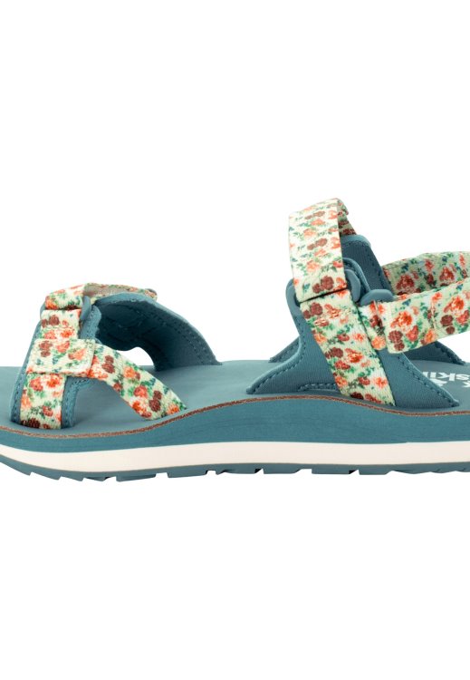 Outfresh Deluxe Sandal W Brand Jack Wolfskin Collections Cotton White Allover