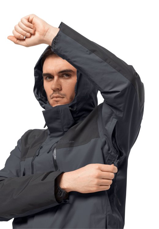 Ebony Origins Brand Jack Wolfskin Jasper 3in1 Jacket M