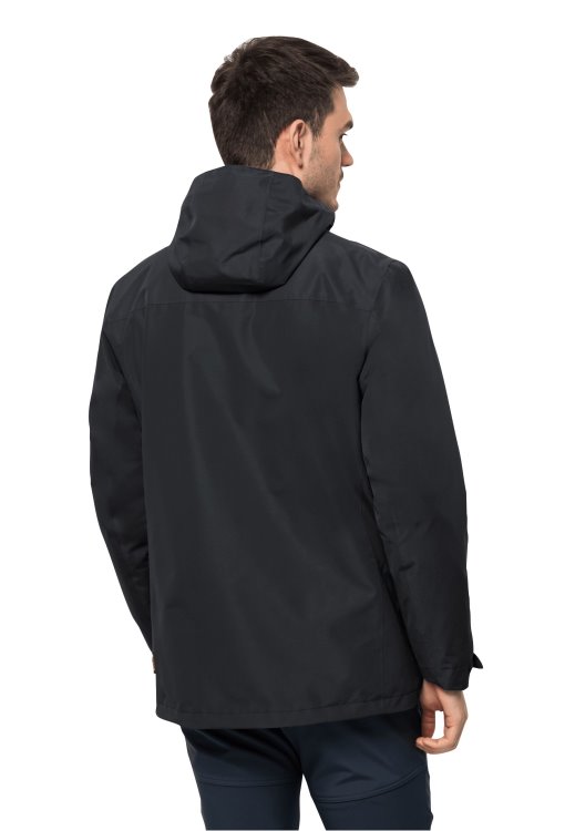 Black Taubenberg 3in1 Jacket M Original Brand Jack Wolfskin