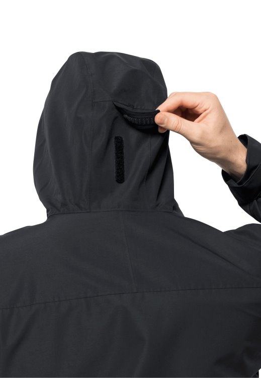 Black Taubenberg 3in1 Jacket M Original Brand Jack Wolfskin