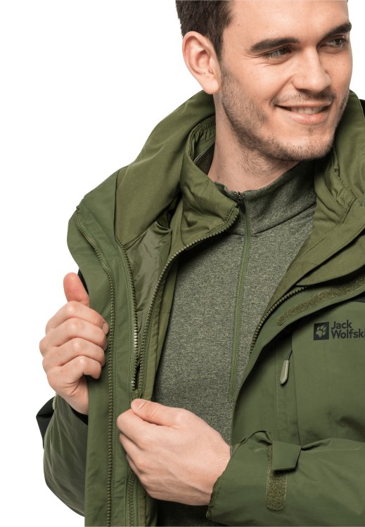 Best Romberg 3in1 Jacket M Greenwood Brand Jack Wolfskin