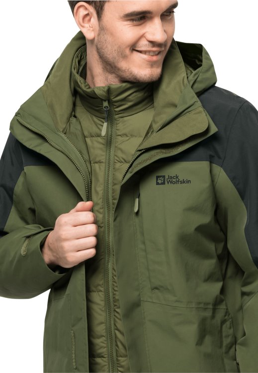 Best Romberg 3in1 Jacket M Greenwood Brand Jack Wolfskin