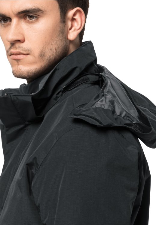 Bergland 3in1 Jacket M Brand Jack Wolfskin Origins Black