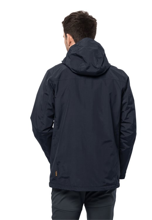 Bergland 3in1 Jacket M Night Blue Brands Brand Jack Wolfskin