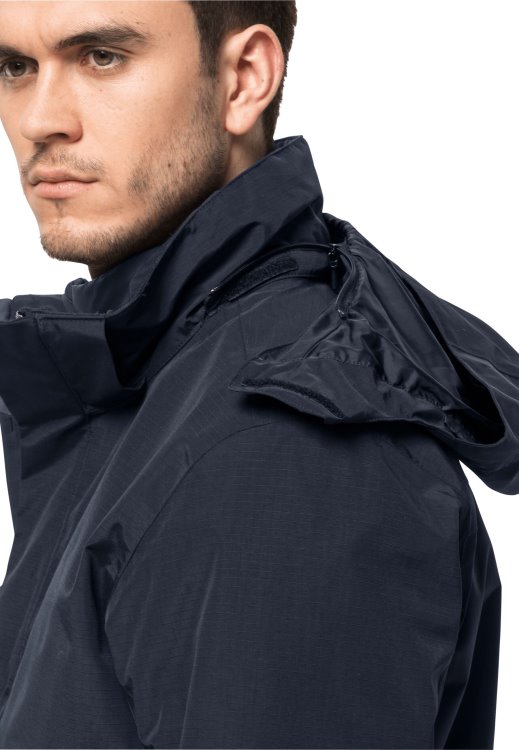 Bergland 3in1 Jacket M Night Blue Brands Brand Jack Wolfskin