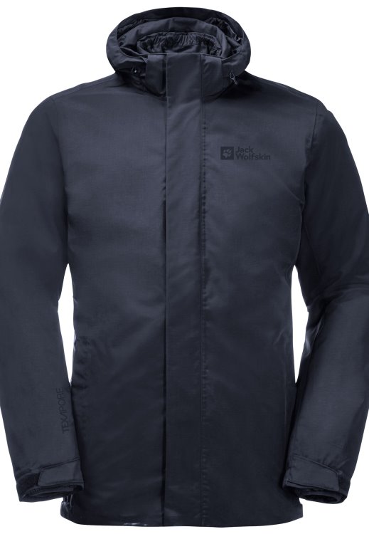 Bergland 3in1 Jacket M Night Blue Brands Brand Jack Wolfskin