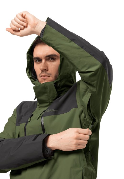 Brand Jack Wolfskin Jasper 3in1 Jacket M Origin Greenwood