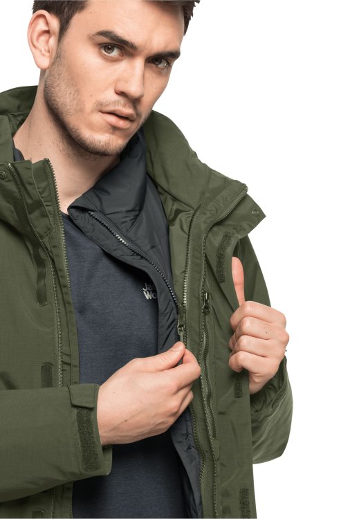 Greenwood Brand Jack Wolfskin Origins Bergland 3in1 Jacket M