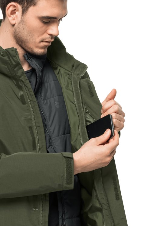 Greenwood Brand Jack Wolfskin Origins Bergland 3in1 Jacket M