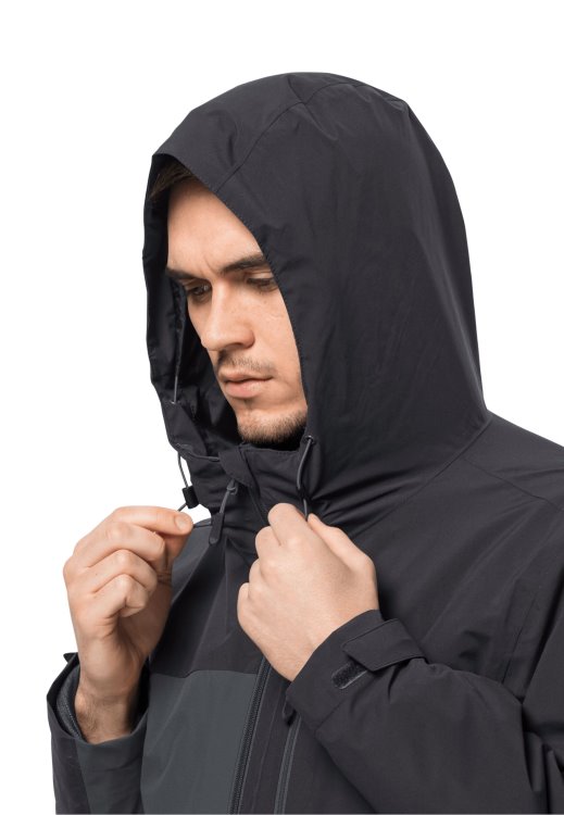 Ebony Brand Jack Wolfskin Feldberg 3in1 Jacket M Brand
