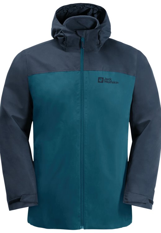 Taubenberg 3in1 Jacket M Blue Coral Brand Jack Wolfskin Original