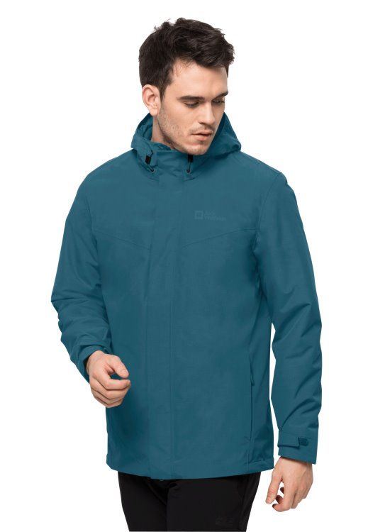 Altenberg 3in1 Jacket M New Blue Coral Brand Jack Wolfskin