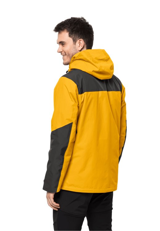 Brand Jack Wolfskin Jasper 3in1 Jacket M Brand Burly Yellow Xt