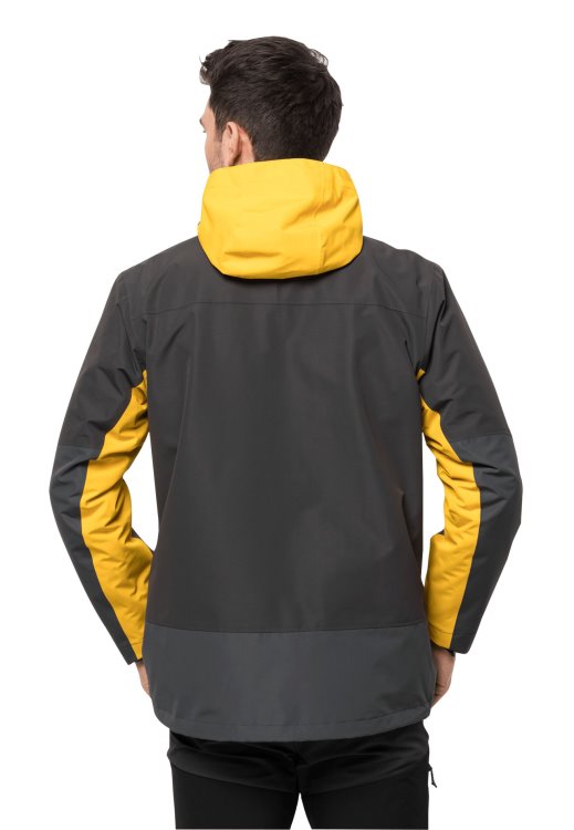 Burly Yellow Xt Brand Jack Wolfskin Dna Tundra 3in1 Jacket M Original