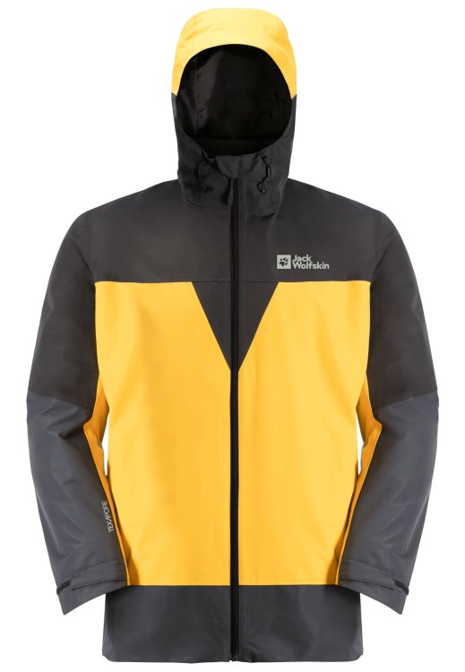 Burly Yellow Xt Brand Jack Wolfskin Dna Tundra 3in1 Jacket M Original
