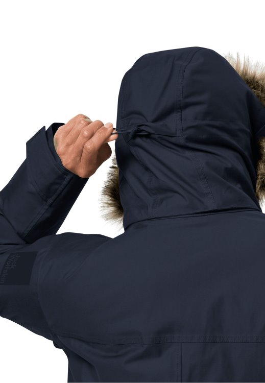 Brand Jack Wolfskin Night Blue Collections Winterfrost Down Parka M