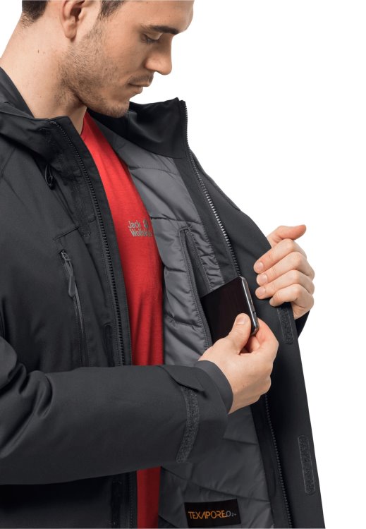 Black Brand Jack Wolfskin Hot Troposphere Ins Jacket M