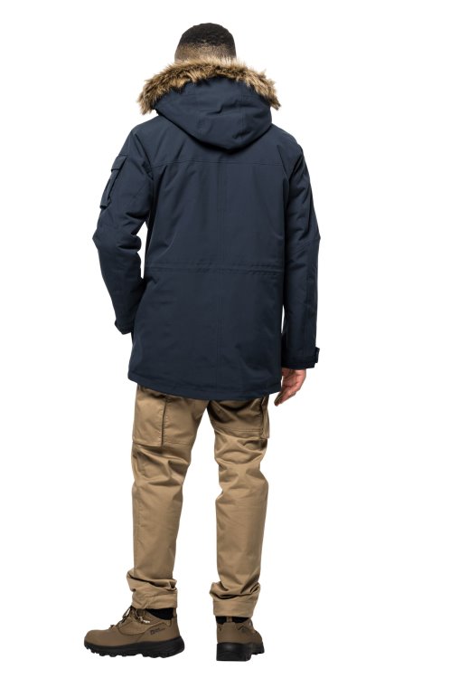 Night Blue Glacier Canyon Parka Brand Jack Wolfskin Collection
