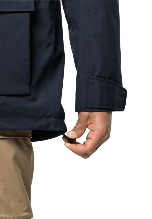 Night Blue Glacier Canyon Parka Brand Jack Wolfskin Collection