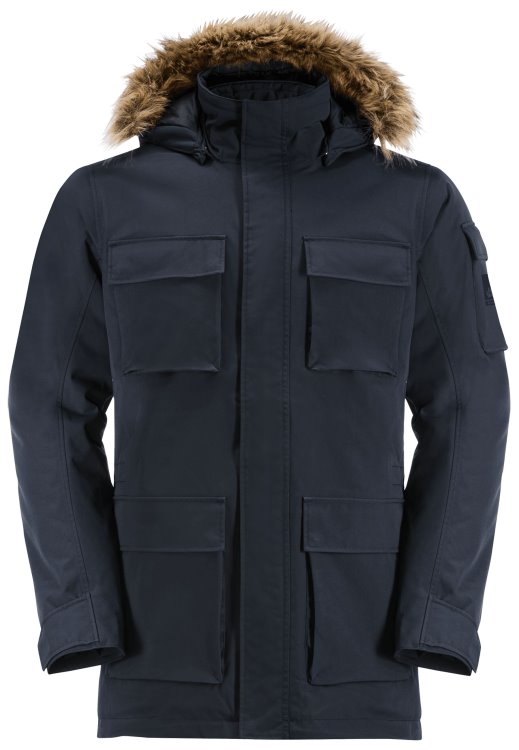 Night Blue Glacier Canyon Parka Brand Jack Wolfskin Collection