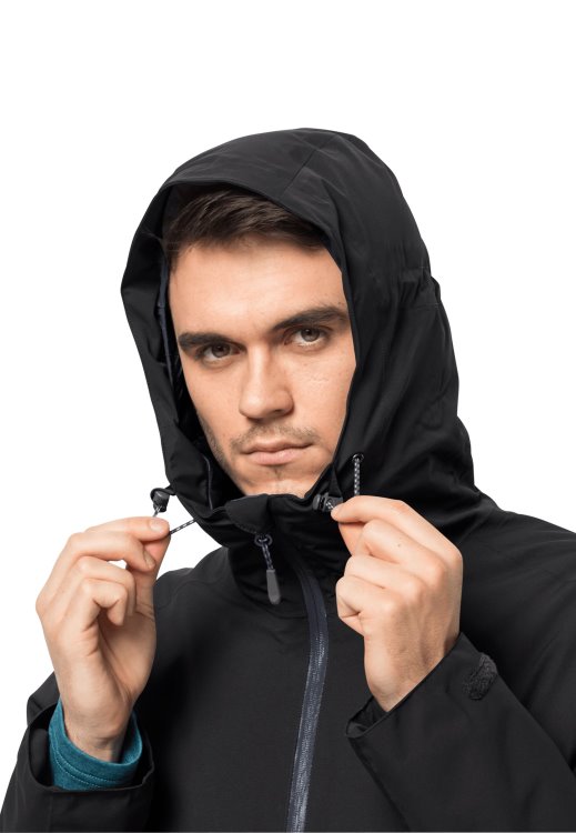 Hot Black Wisper Ins Jacket M Brand Jack Wolfskin