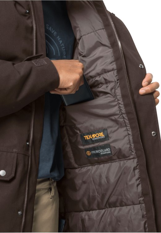 Berghang Parka M Dark Oak Collection Brand Jack Wolfskin