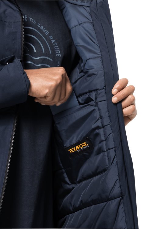 Brands Koenigsbau Parka M Night Blue Brand Jack Wolfskin