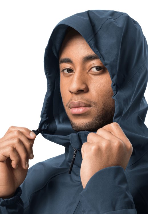 Thunder Blue Bike Commute Mono Jacket M Brand Jack Wolfskin