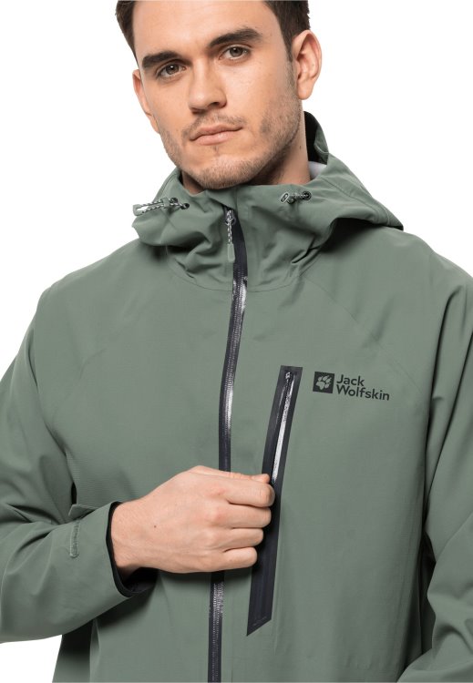 Original Tapeless Jacket M Brand Jack Wolfskin Hedge Green