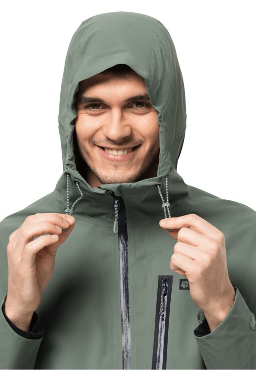 Original Tapeless Jacket M Brand Jack Wolfskin Hedge Green