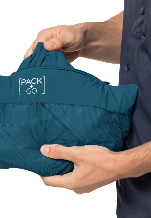 Hot Pack & Go Shell M Blue Coral Brand Jack Wolfskin