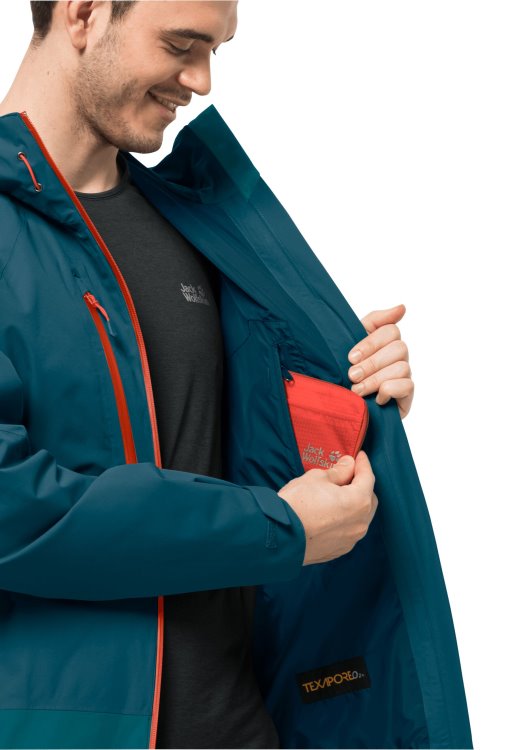 Best Brand Jack Wolfskin Blue Coral Eagle Peak 2l Jacket M