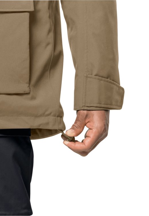 Brand Jack Wolfskin New Glacier Canyon Parka Cookie