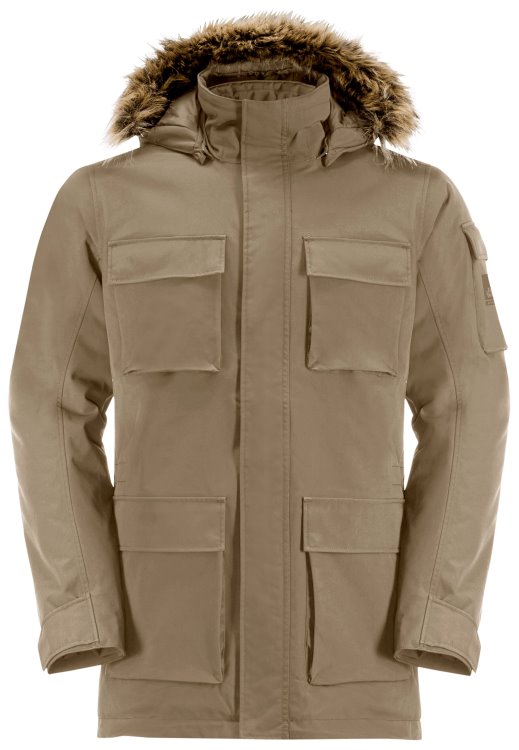 Brand Jack Wolfskin New Glacier Canyon Parka Cookie