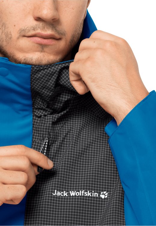 Blue Pacific Dna Block Jacket M Brand Jack Wolfskin Original