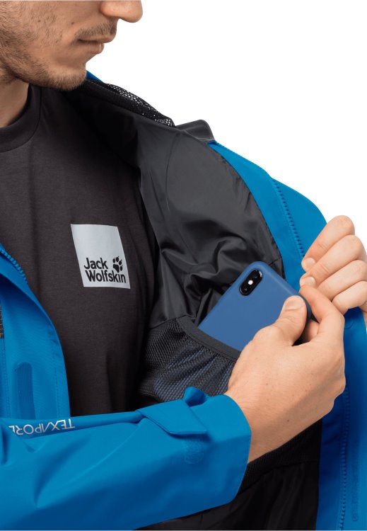 Blue Pacific Dna Block Jacket M Brand Jack Wolfskin Original