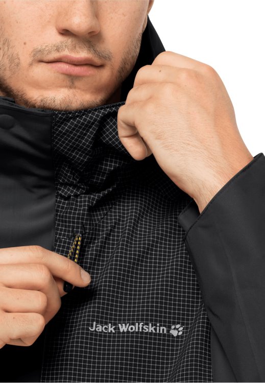 New Dna Block Jacket M Phantom Brand Jack Wolfskin