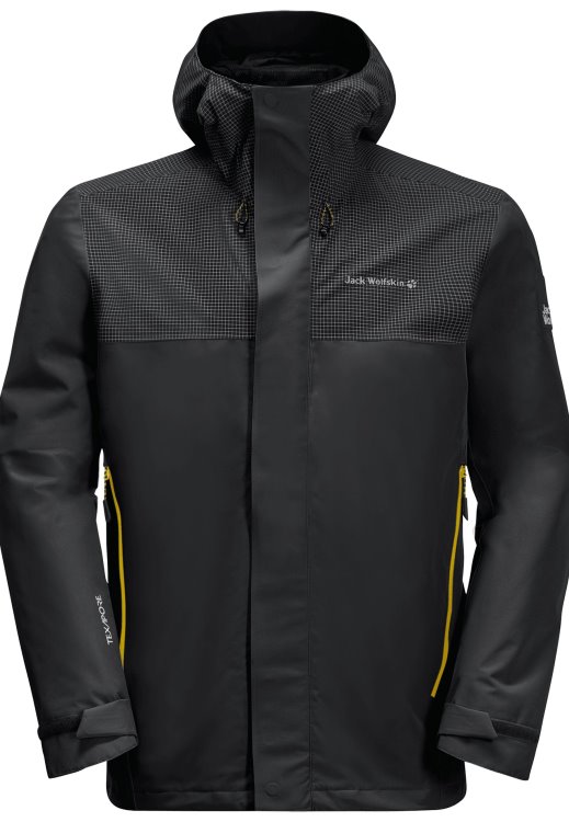 New Dna Block Jacket M Phantom Brand Jack Wolfskin