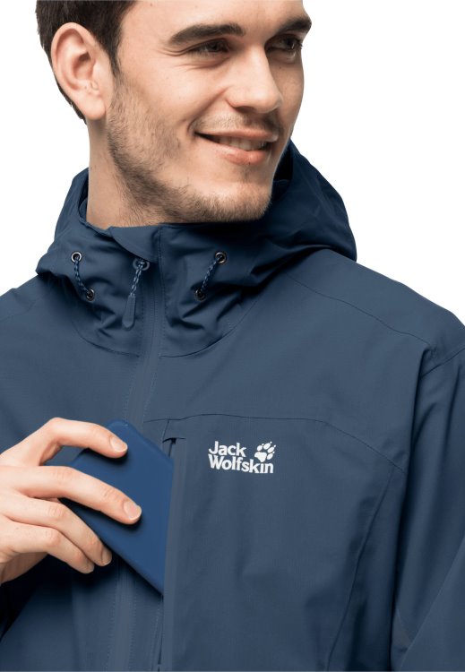 Eagle Peak Jacket M Brand Jack Wolfskin Thunder Blue Origins