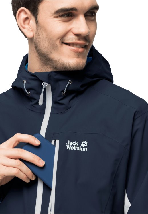 Eagle Peak Jacket M Brand Jack Wolfskin Blue Pacific