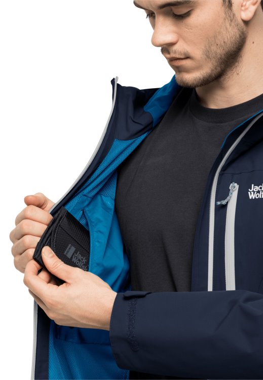 Eagle Peak Jacket M Brand Jack Wolfskin Blue Pacific