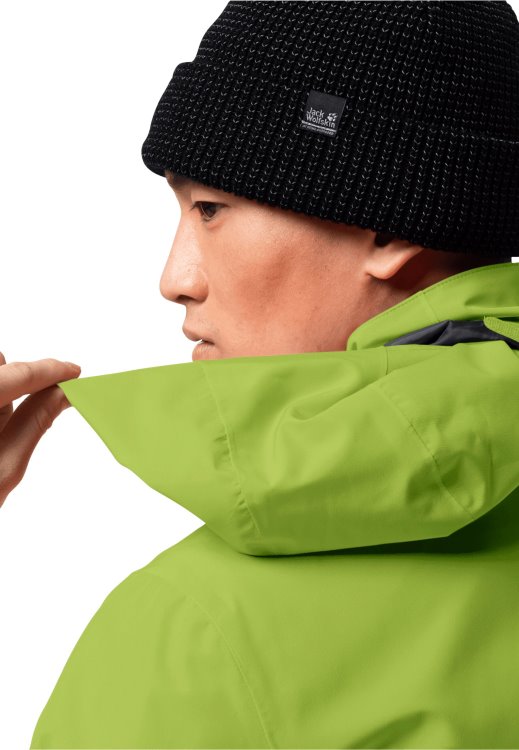 Spring Lime Brand Jack Wolfskin Stormy Point Jacket M