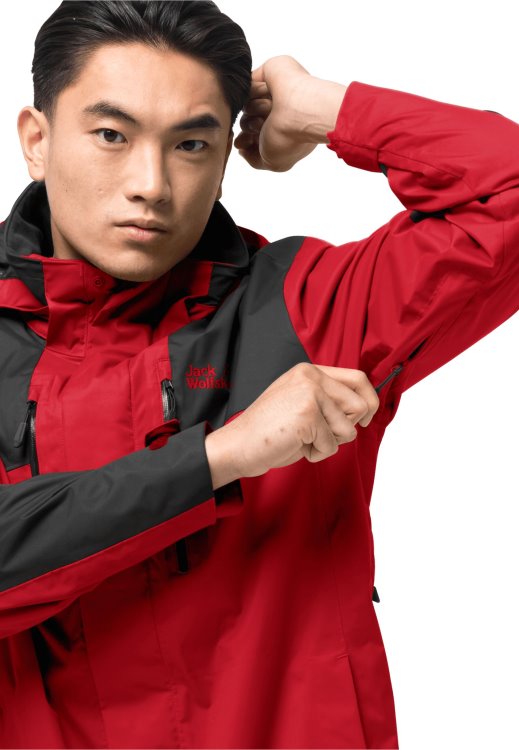 Jasper Flex Men Adrenaline Red Best Brand Jack Wolfskin