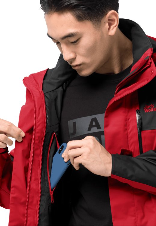 Jasper Flex Men Adrenaline Red Best Brand Jack Wolfskin