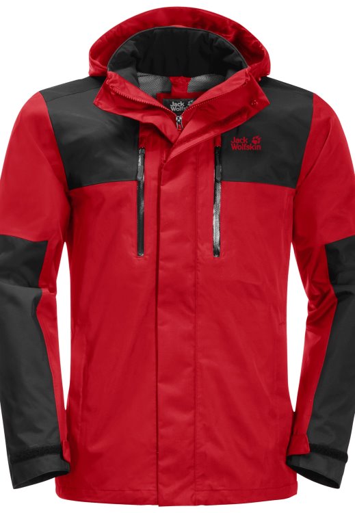Jasper Flex Men Adrenaline Red Best Brand Jack Wolfskin
