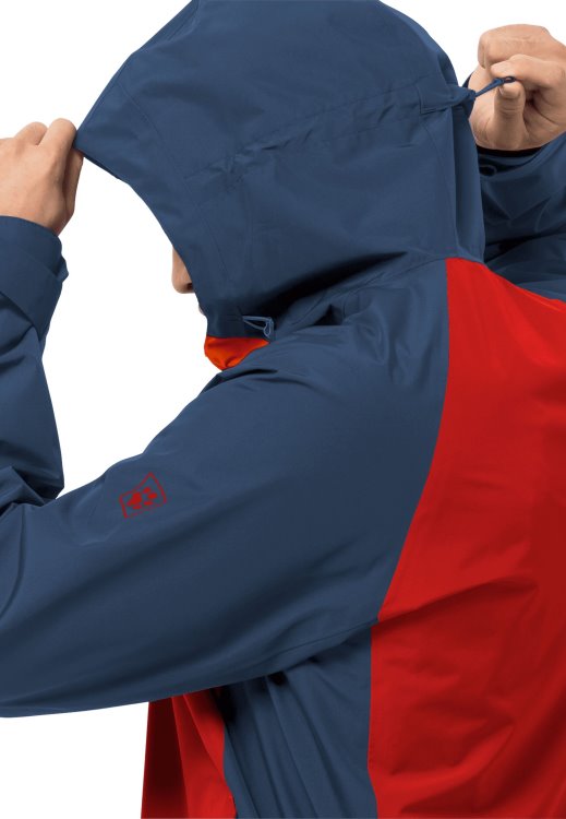Adrenaline Red Brand Jack Wolfskin Original Mount Isa Jacket M