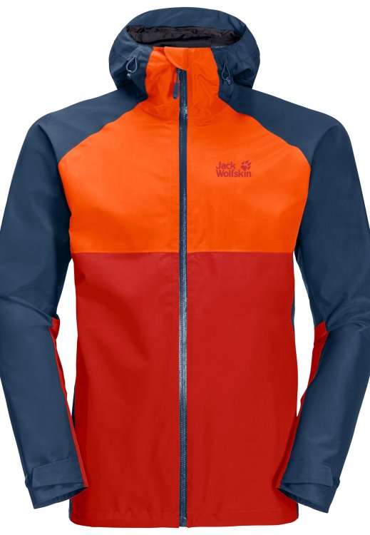 Adrenaline Red Brand Jack Wolfskin Original Mount Isa Jacket M