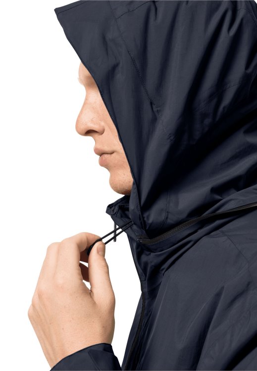 Night Blue Best Brand Jack Wolfskin Norden Port Parka M