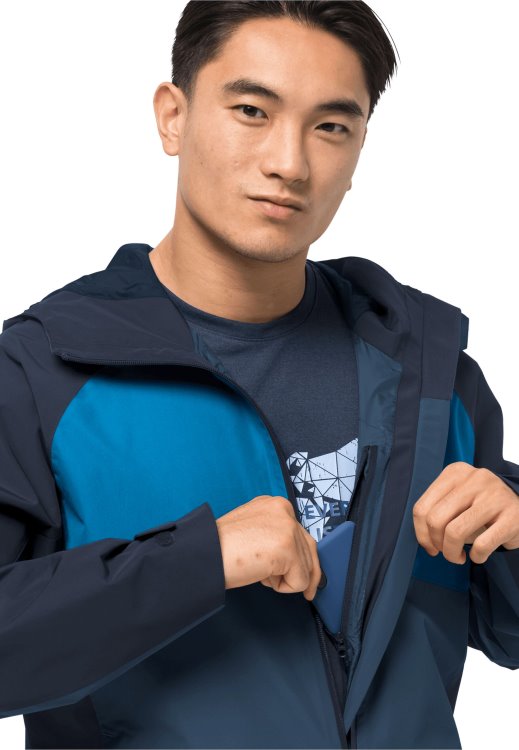 Thunder Blue Mount Isa Jacket M Collection Brand Jack Wolfskin